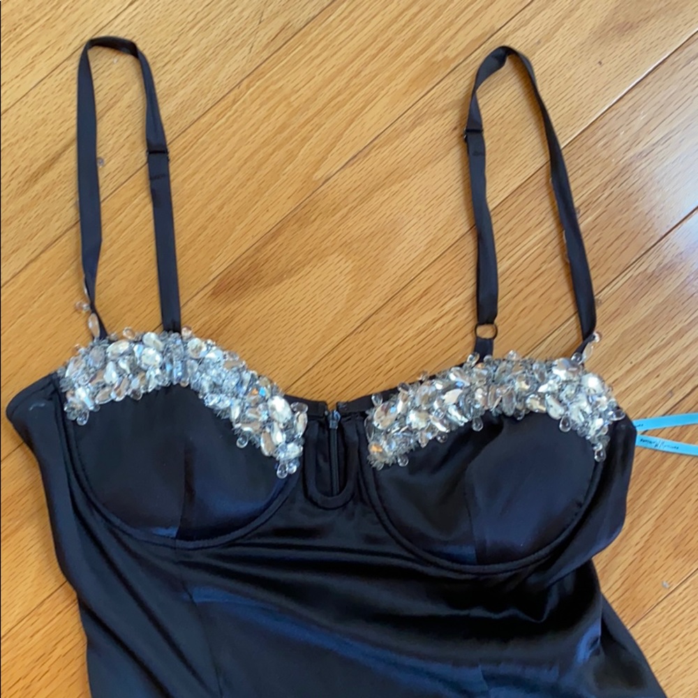 Marciano Dress with Rhinestone Details